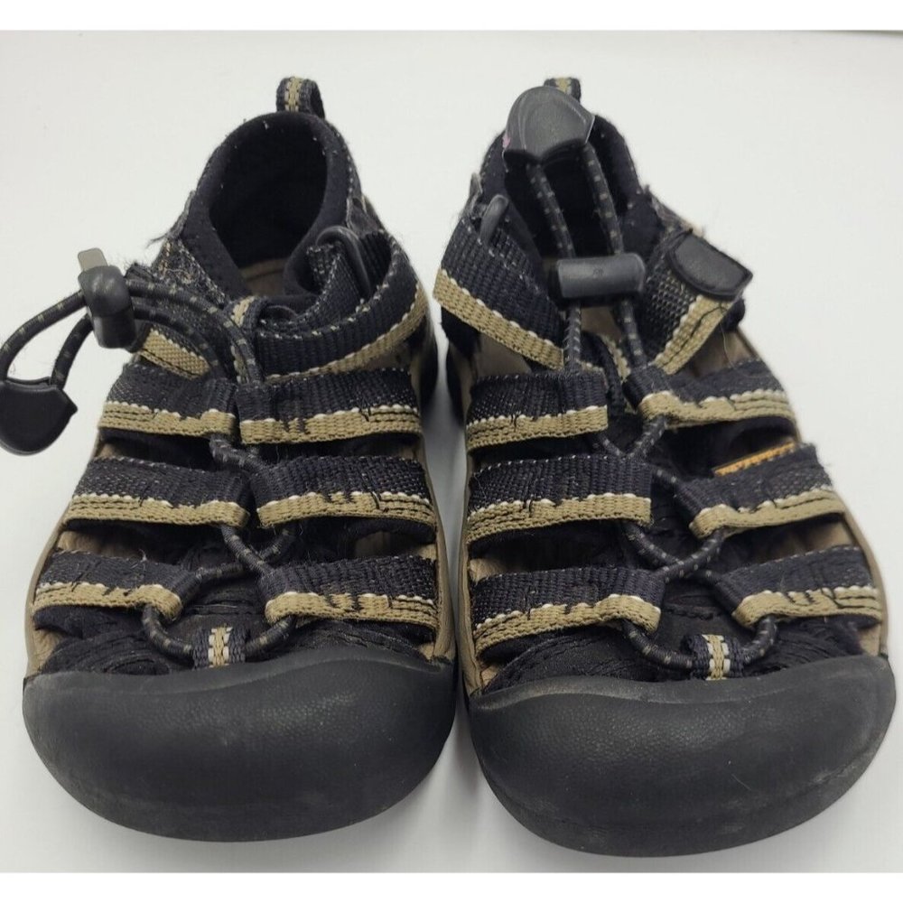Boys KEEN Black Sandals Shoes Size 10